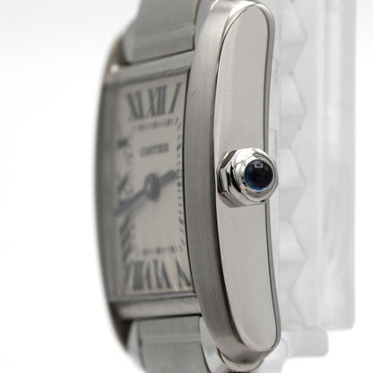 Cartier Tank Francaise SM SS Quartz Watch — view 3
