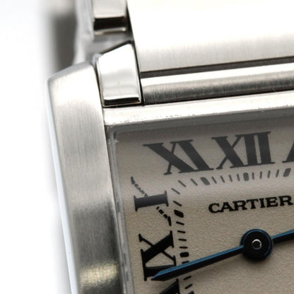 Cartier Tank Francaise SM SS Quartz Watch — view 5