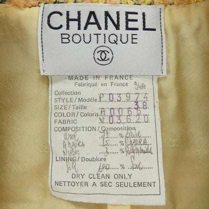Chanel 94A Vintage Jacket Yellow — view 3
