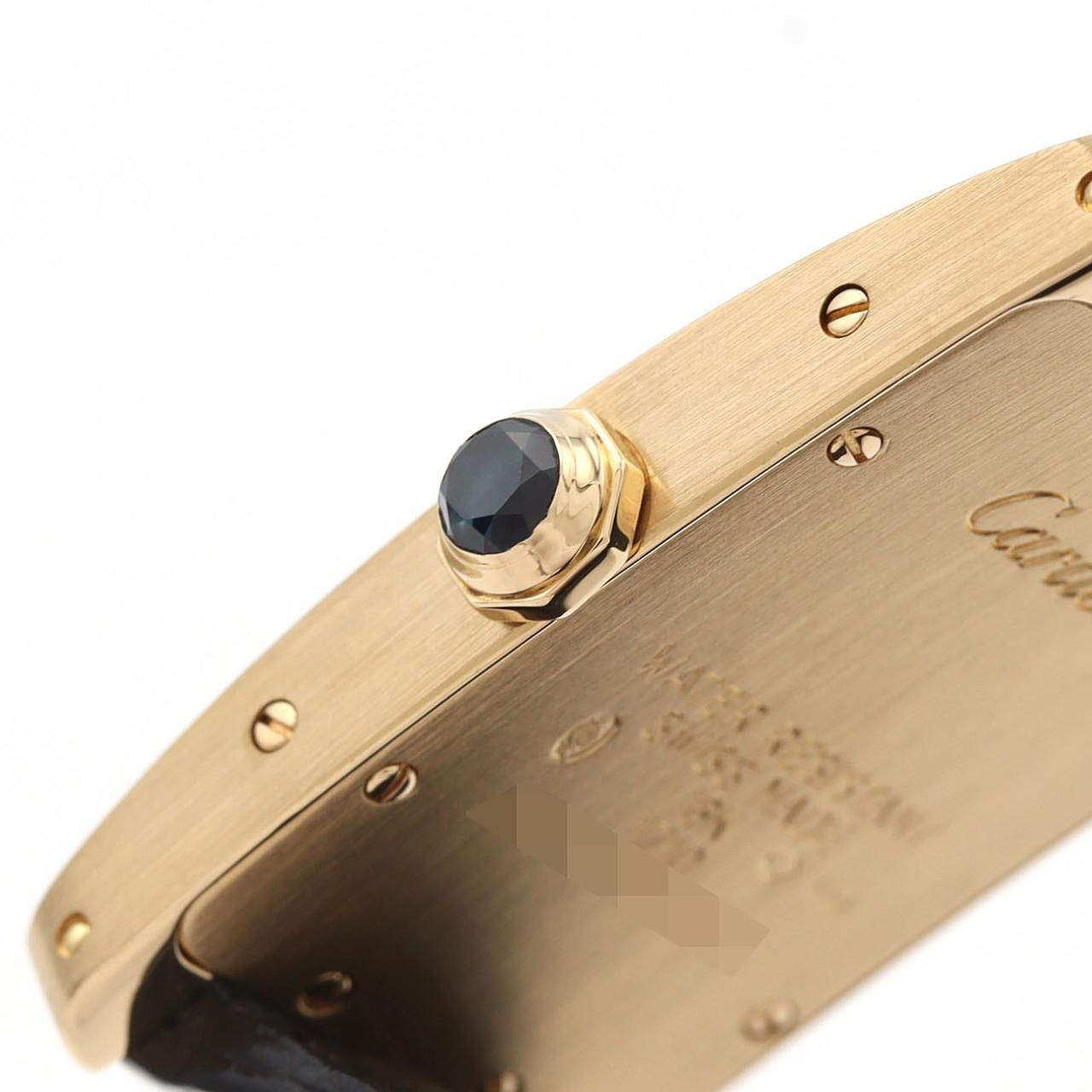 Cartier Tank American SM YG Quartz Watch — view 3