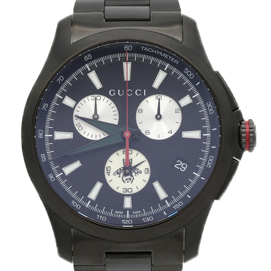 Gucci Timeless Chrono Pvd 126.2 SS Quartz Watch