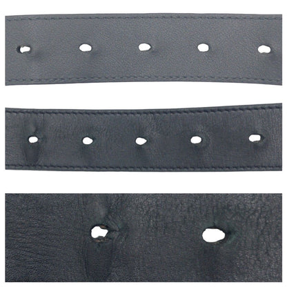 Gucci GG Marmont 80 32 Black Gold Leather Metal Belt Buckle — view 5