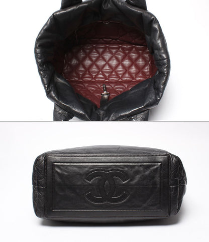 Chanel Tote Shoulder Bag Silver Coco Cocoon — view 3