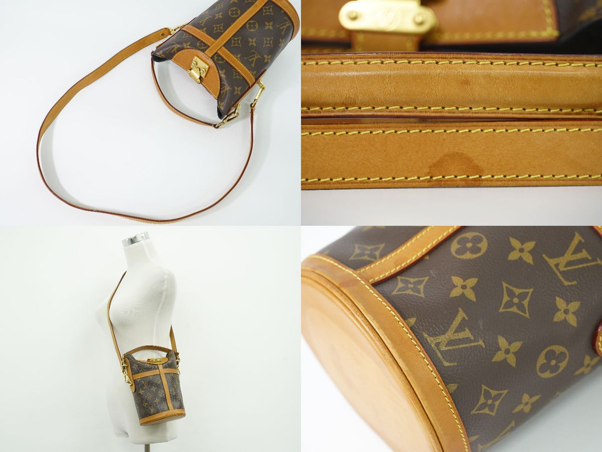 Louis Vuitton LV Duffle Monogram 2-Way Shoulder Bag Brown — view 6