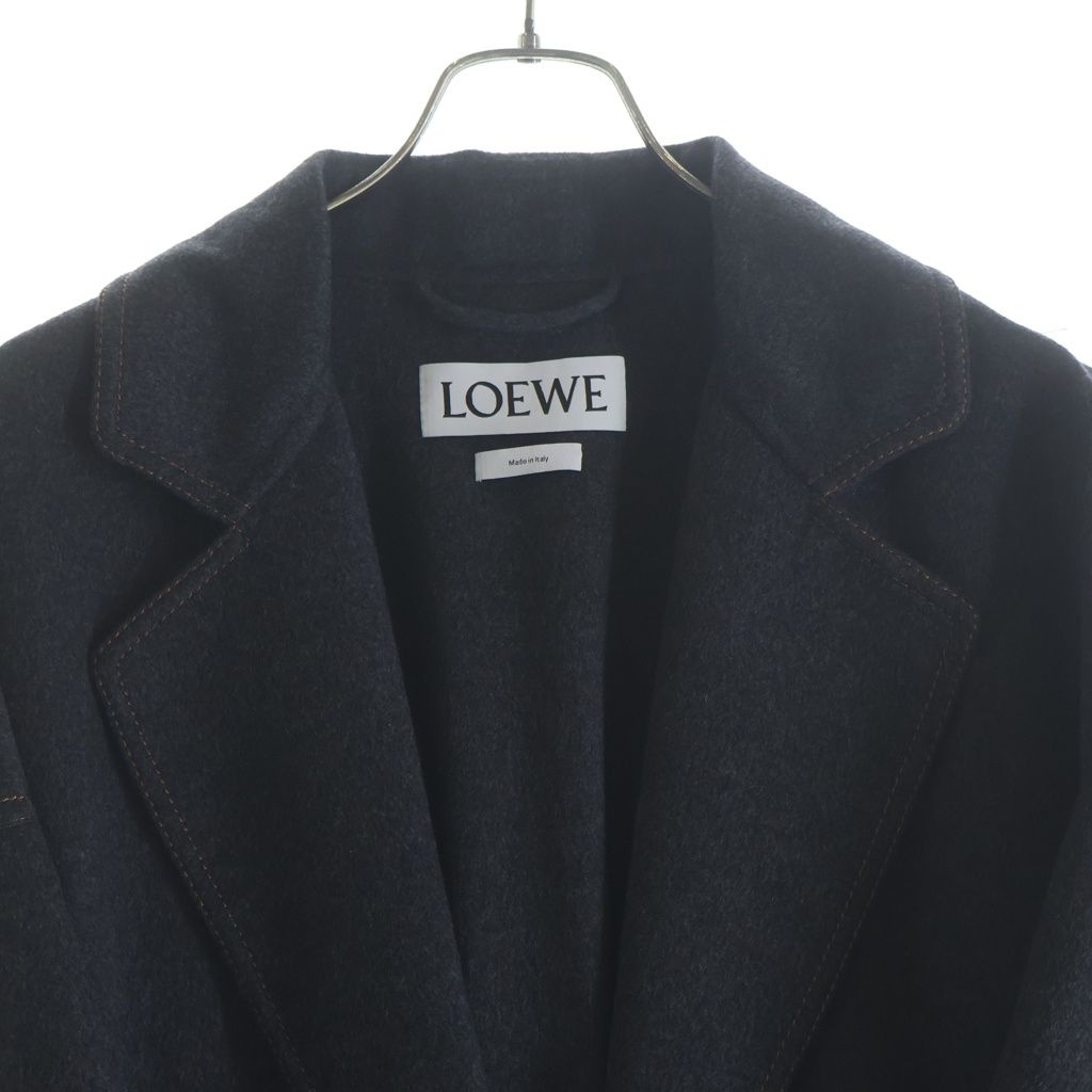 Loewe Cashmere Coat Dark Gray — view 3