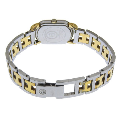 Hermes Rallye Stainless Steel Gold Plated Quartz Analog Display Dial Watch — view 4