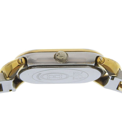 Hermes Rallye Stainless Steel Gold Plated Quartz Analog Display Dial Watch — view 6