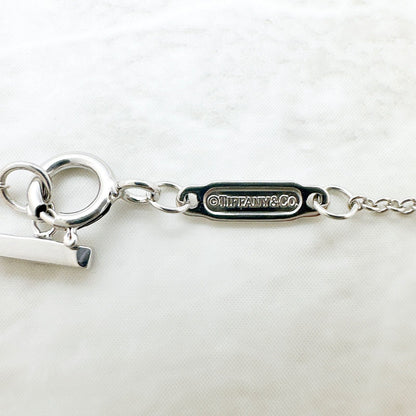 Tiffany & Co T Smile White Gold Necklace — view 7