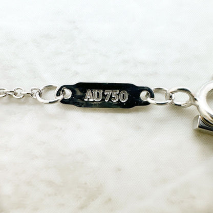 Tiffany & Co T Smile White Gold Necklace — view 8
