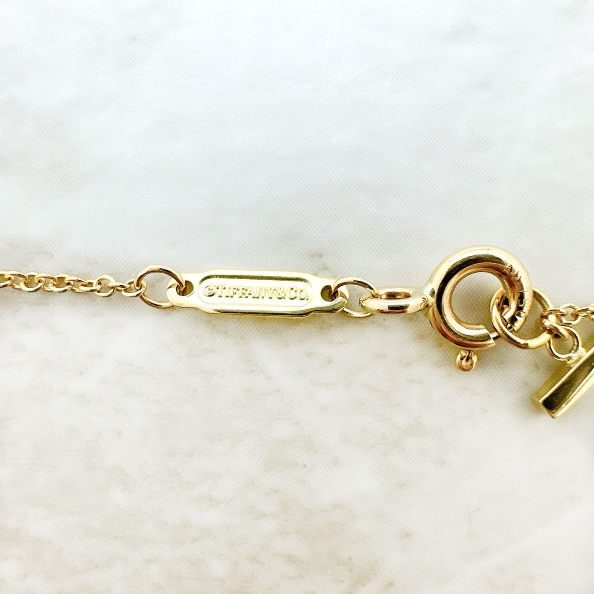 Tiffany & Co T Smile Yellow Gold Necklace — view 7
