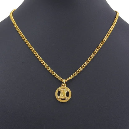 Celine Triomphe Gold Plated Necklace — view 2
