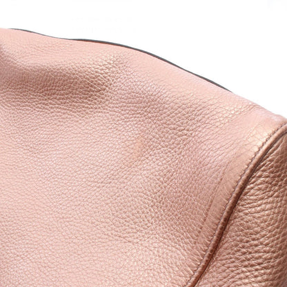 Gucci Tote Bag Soho Cellarius Interlocking G Metallic Pink Leather — view 7