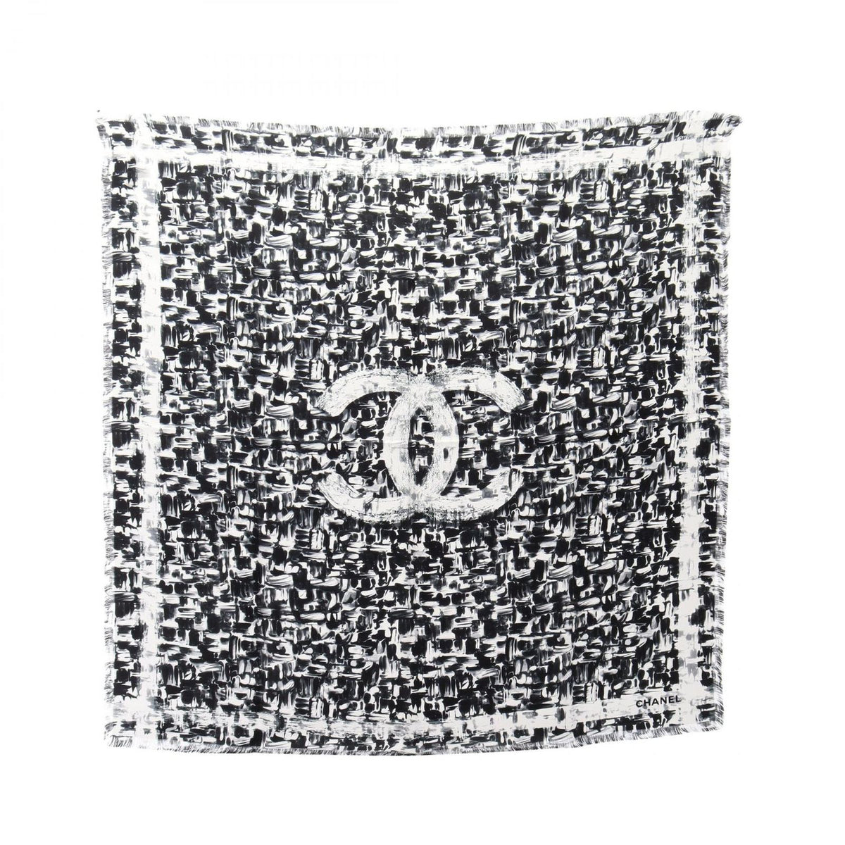 Chanel Scarf CC Logo Silk