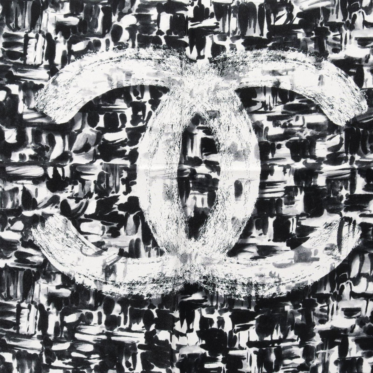 Chanel Scarf CC Logo Silk — view 5