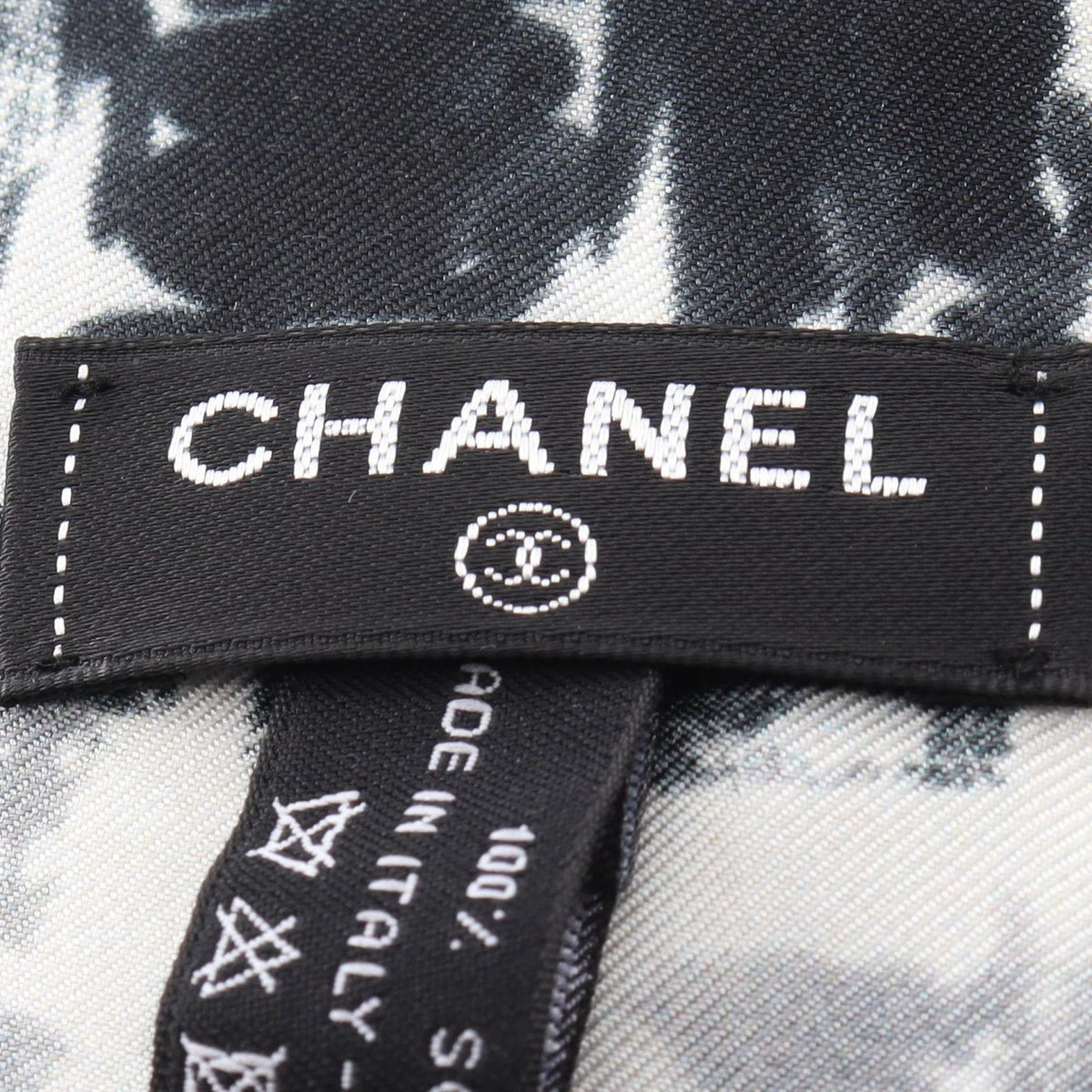 Chanel Scarf CC Logo Silk — view 2