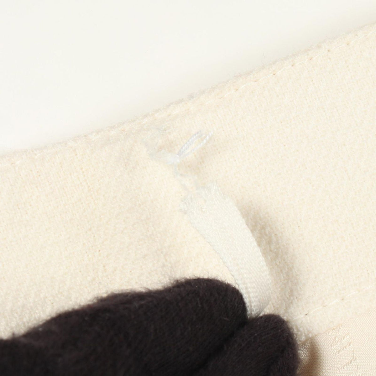 Celine Skirt Triomphe Button Stripe Wool Cotton — view 6