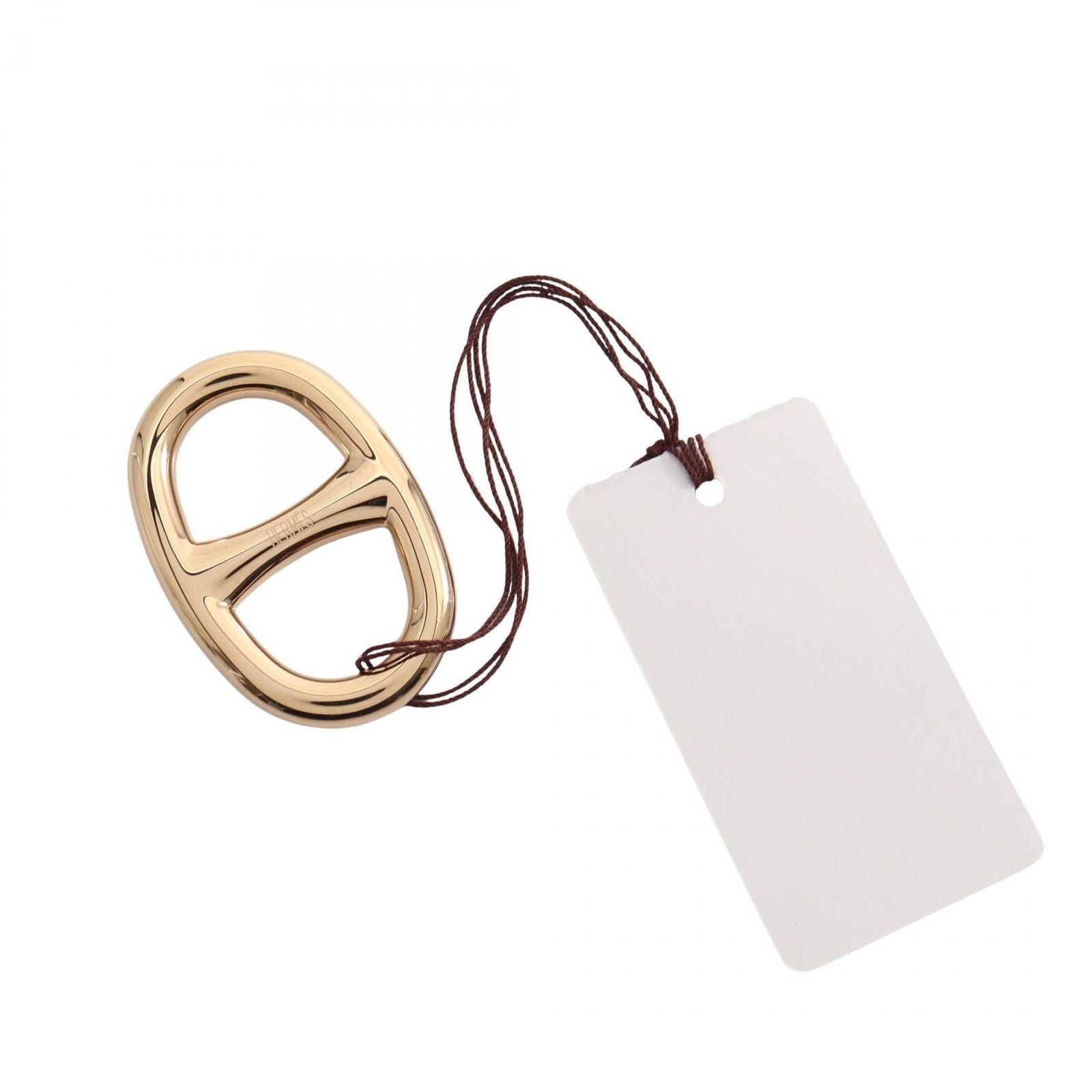 Hermes Scarf Ring Chaine D'Ancre Gold — view 2