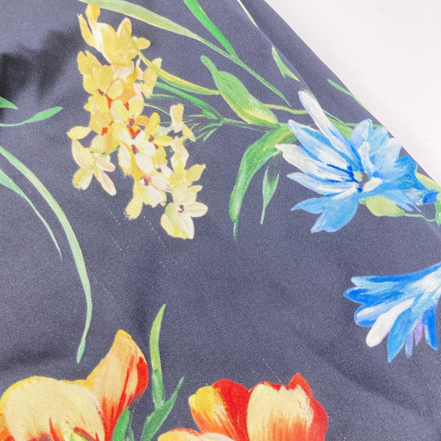 Dolce & Gabbana Black Floral Pattern Sleeveless Rayon Dress 36 — view 7