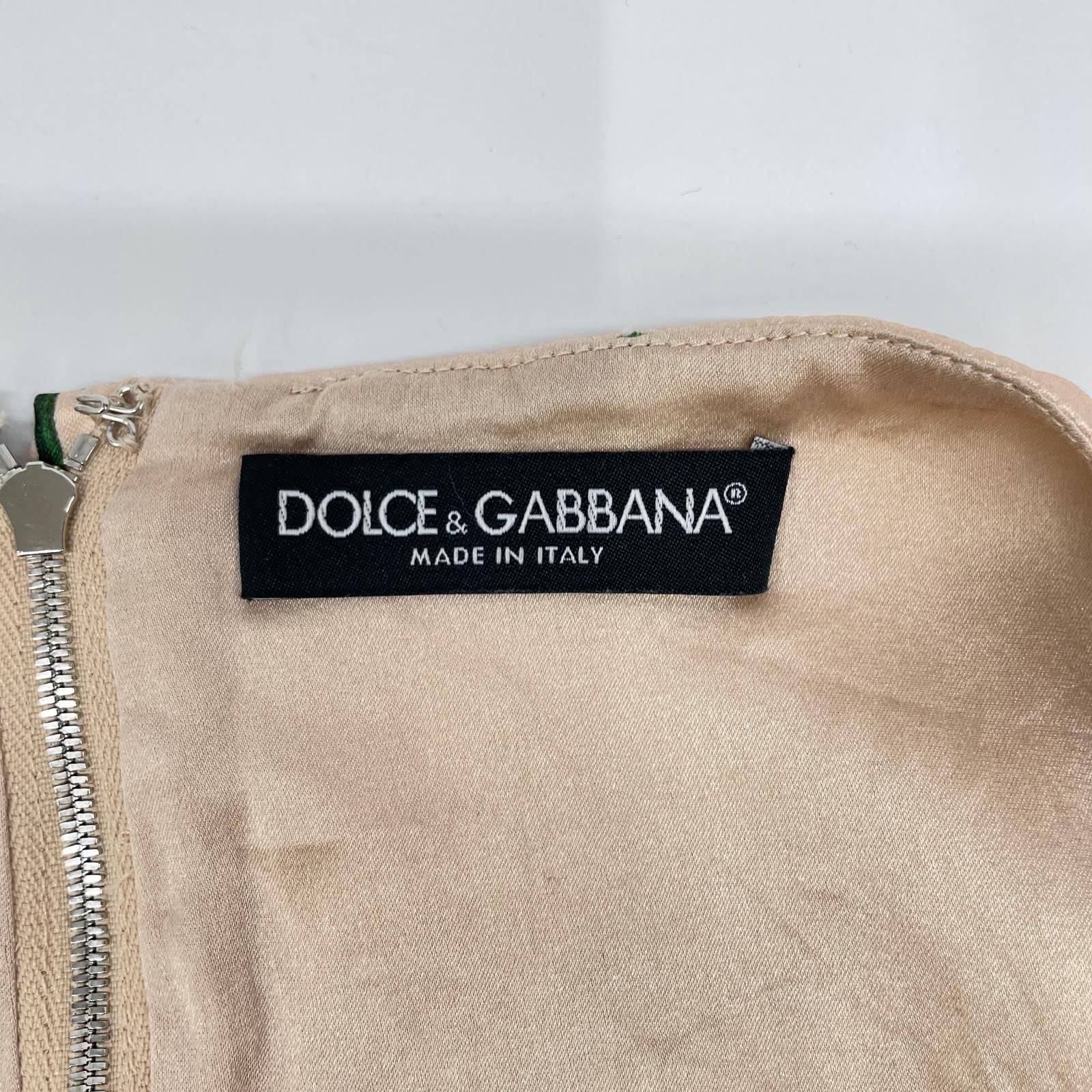 Dolce & Gabbana Salmon Pink Floral Pattern Sleeveless Rayon Dress 36 — view 3