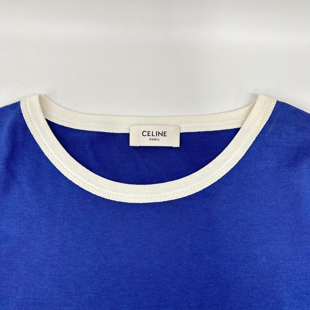 Celine Blue Locky Piping T-Shirt XS — view 6