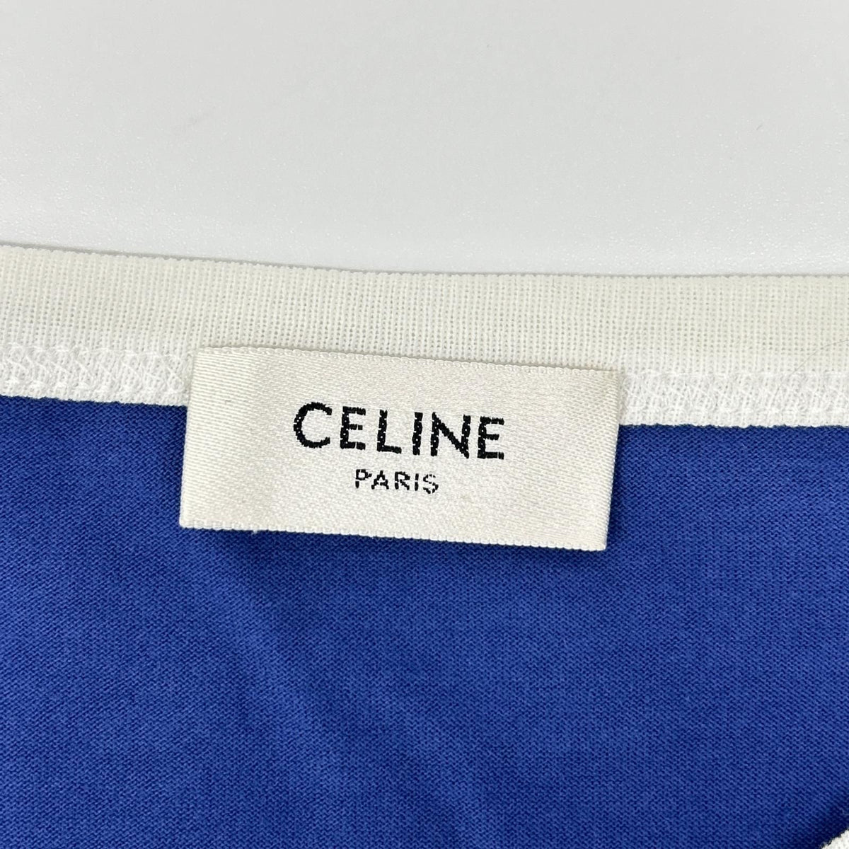 Celine Blue Locky Piping T-Shirt XS — view 3