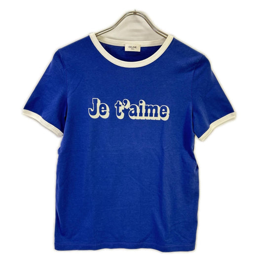 Celine Blue Locky Piping T-Shirt XS