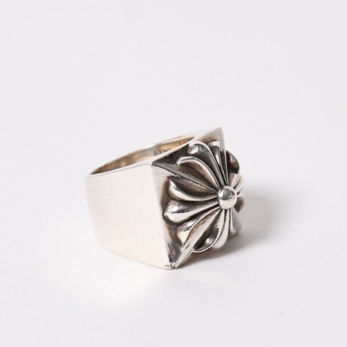Chrome Hearts CH Plus Pyramid Ring 925 Sterling Silver — view 4