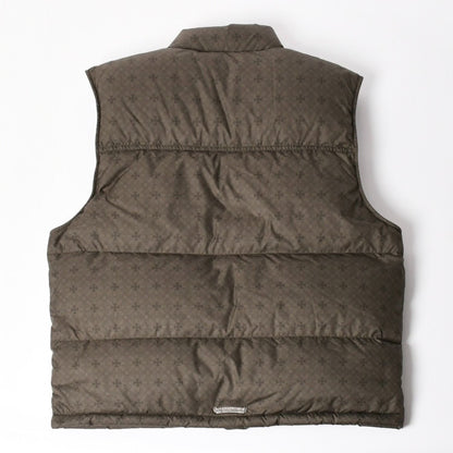 Chrome Hearts CH Plus Stiff Down Vest CH Khaki All Over Print M — view 2