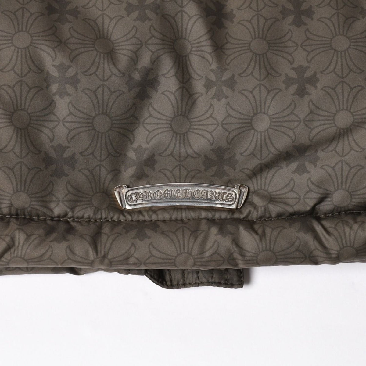 Chrome Hearts CH Plus Stiff Down Vest CH Khaki All Over Print M — view 7