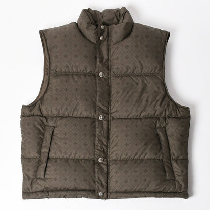 Chrome Hearts CH Plus Stiff Down Vest CH Khaki All Over Print M