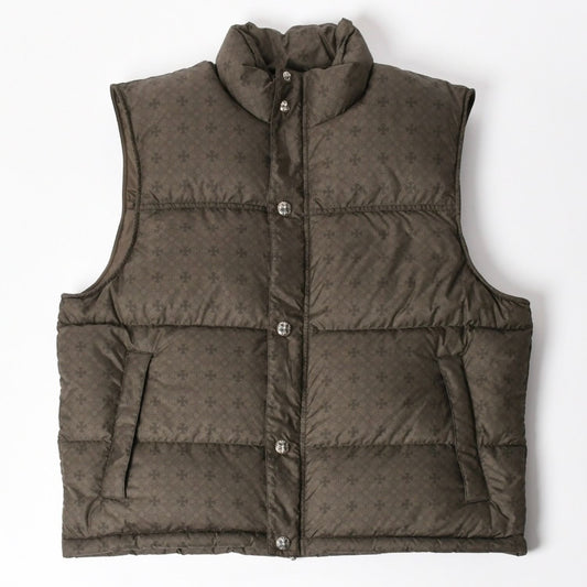 Chrome Hearts CH Plus Stiff Down Vest CH Khaki All Over Print M