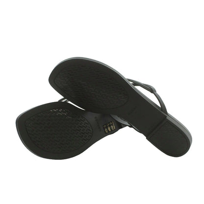Hermes Ejeri Thong Sandals Black 37 — view 6