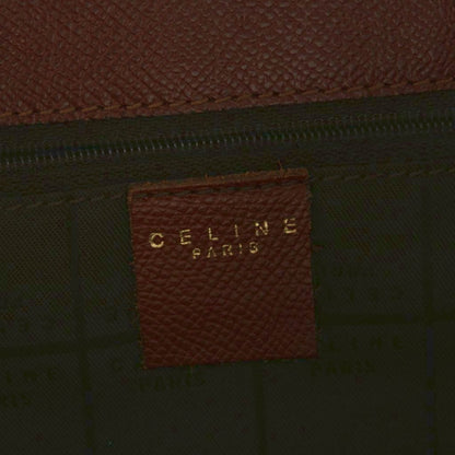 Celine Turnlock Tote Bag Leather Brown — view 7