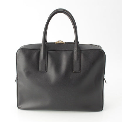 Saint Laurent Classic Museum Flat Leather Briefcase Black — view 4