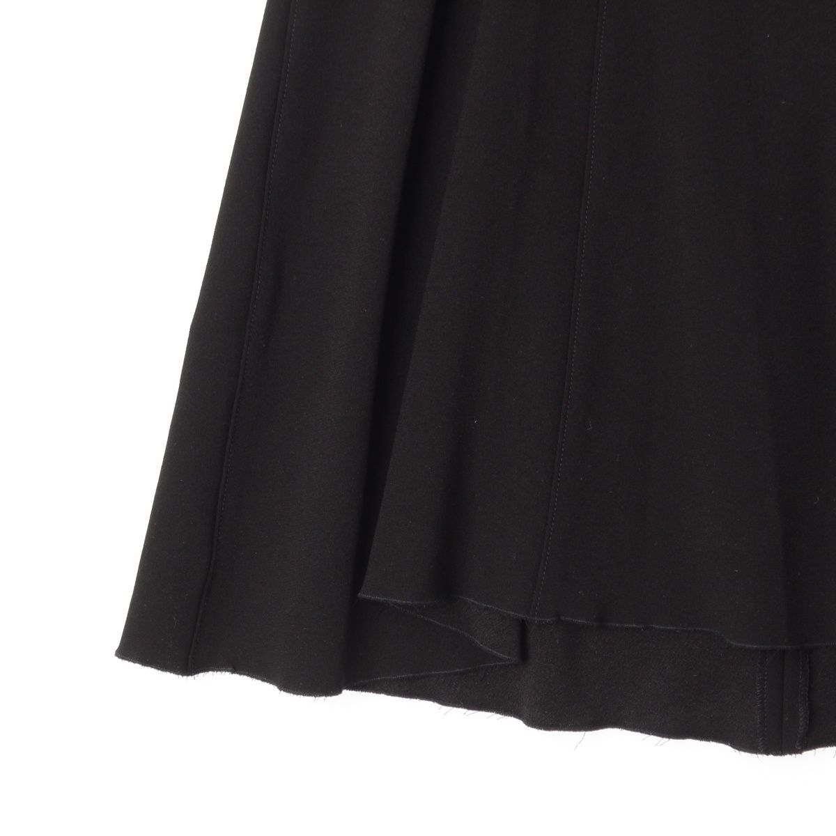 Prada Acetate Archive Gathered Maxi Mermaid Skirt Black Gold — view 5