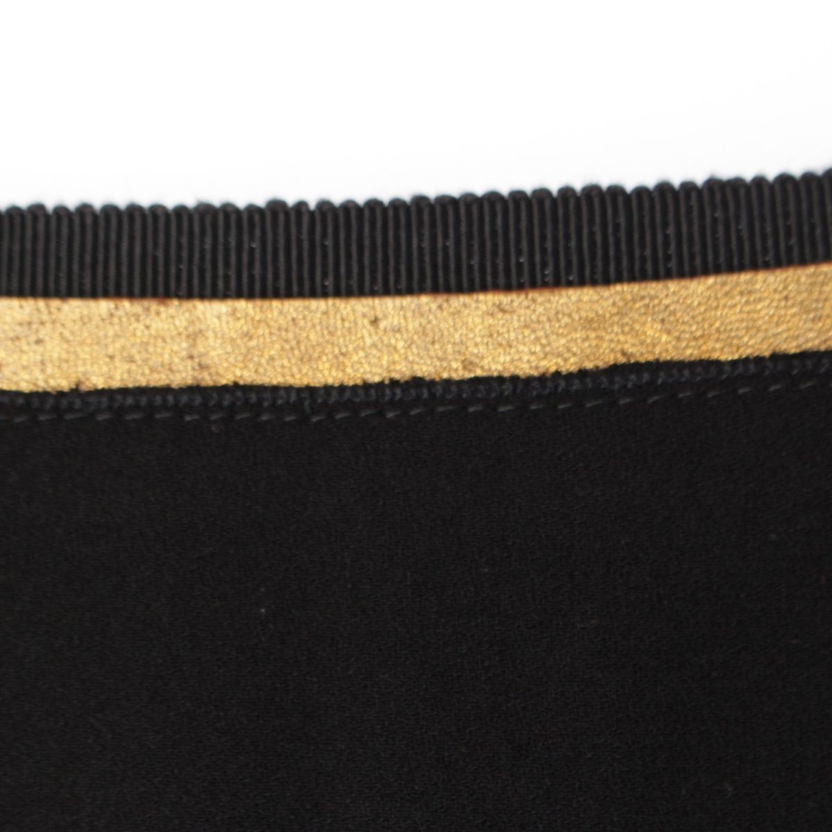 Prada Acetate Archive Gathered Maxi Mermaid Skirt Black Gold — view 4