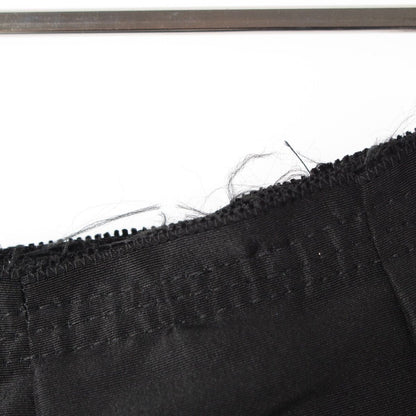 Prada Silk Polyester Archive Taffeta Pleated Skirt Black 38 — view 7