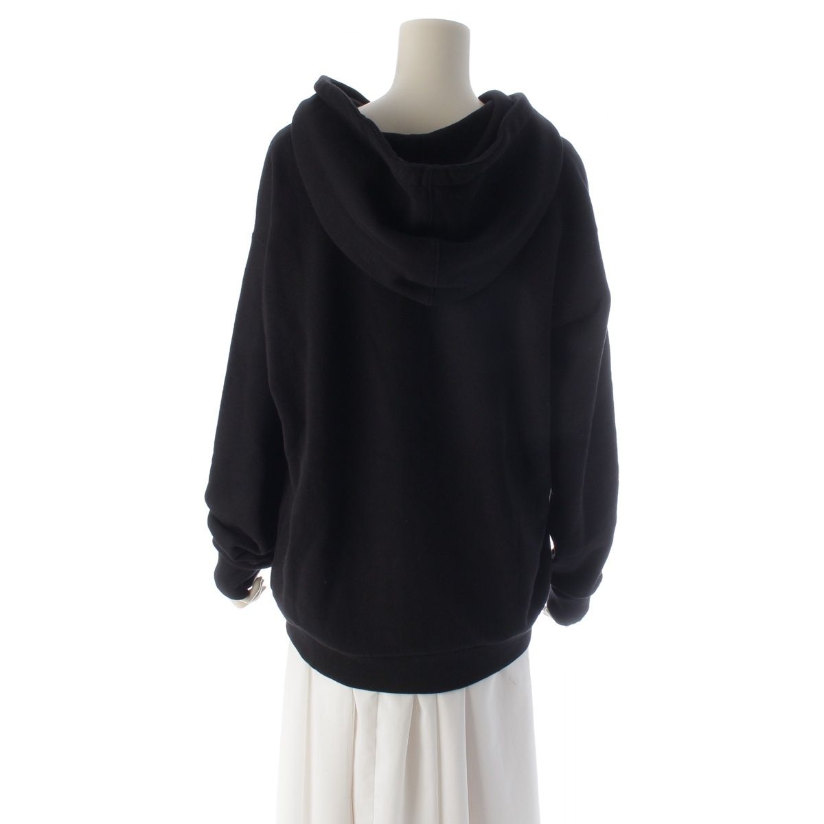 Gucci Logo Cat Hoodie Top Black — view 4