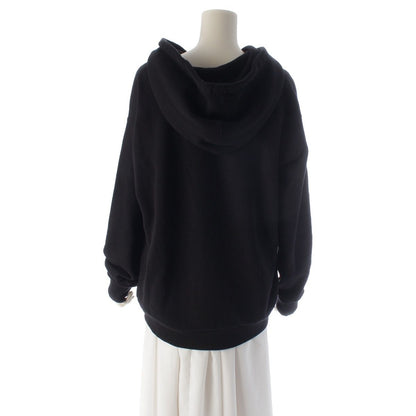 Gucci Logo Cat Hoodie Top Black — view 4