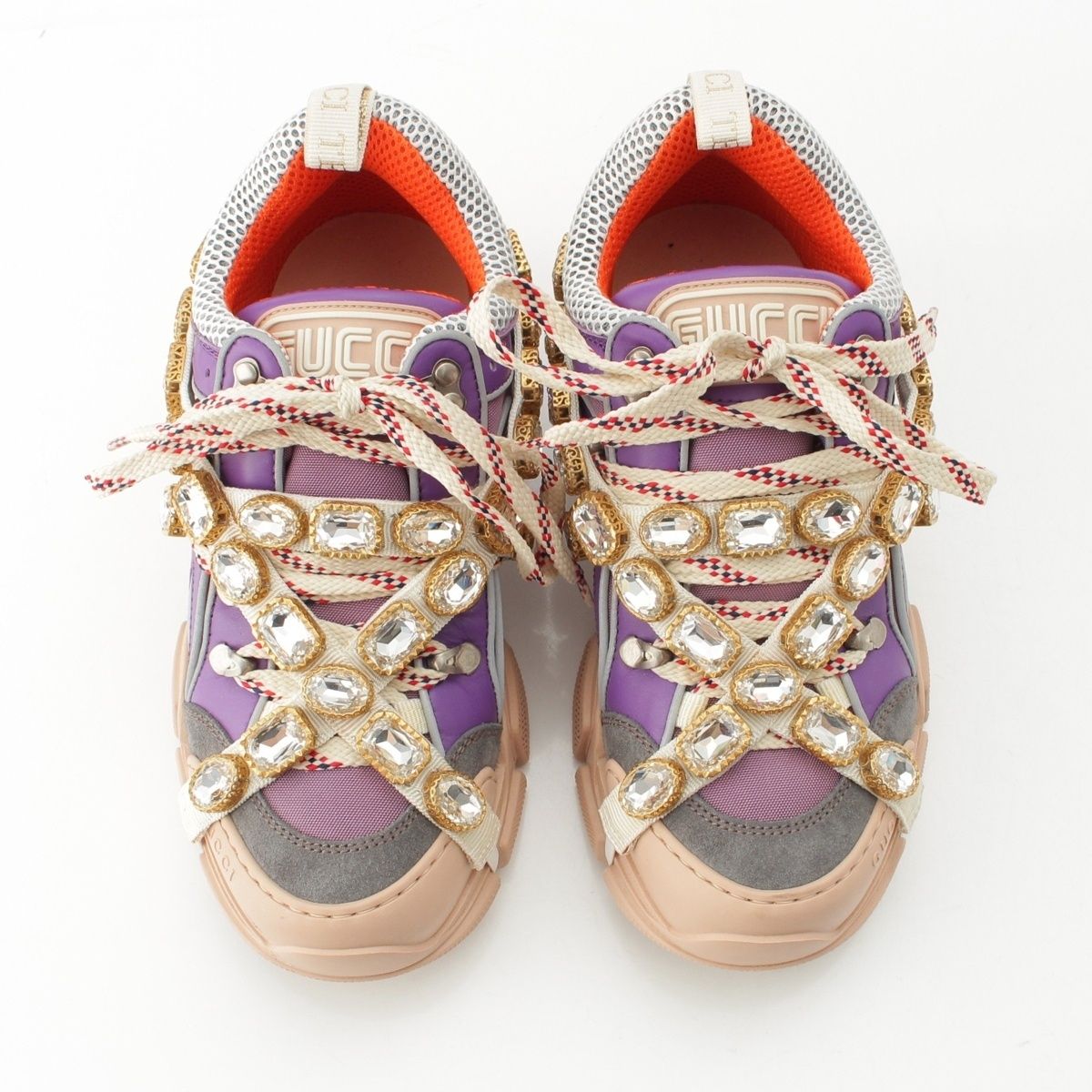 Gucci Flashtrek Visual Low Top Platform Sneakers Multicolor — view 2