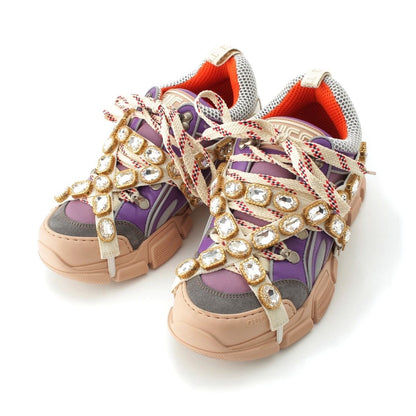 Gucci Flashtrek Visual Low Top Platform Sneakers Multicolor