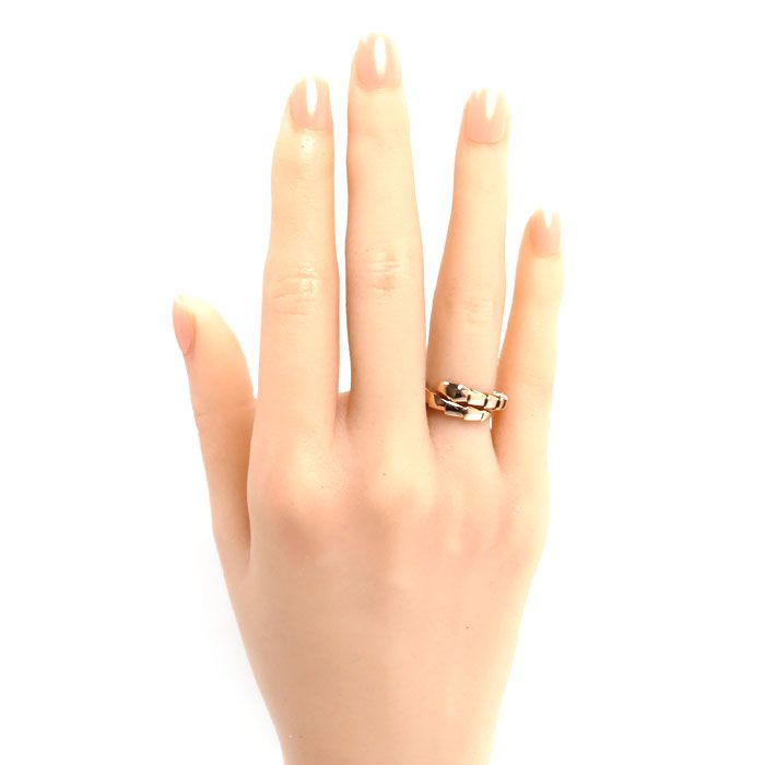 Bvlgari 18K Pink Gold Serpenti Vipa Ring — view 7