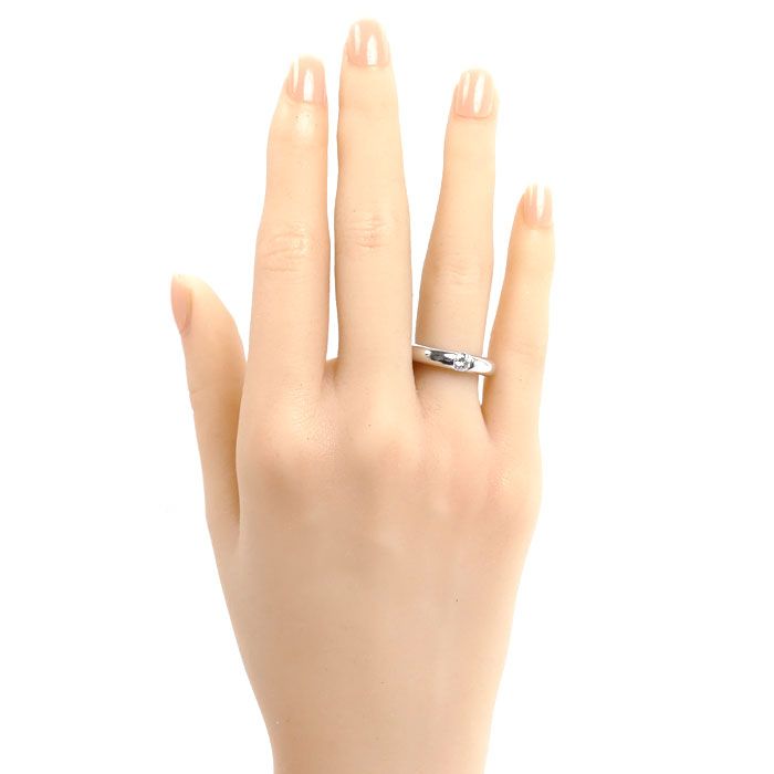 Cartier 18K White Gold Ellipse Ring Diamond — view 7