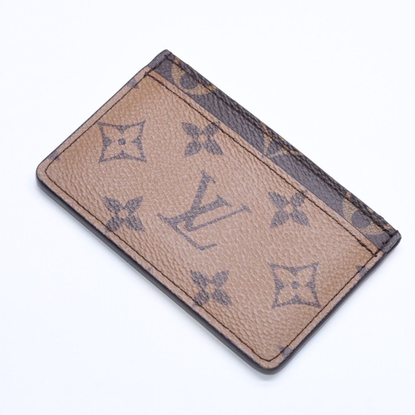 Louis Vuitton Card Case Porte Cartes Simple Monogram Brown — view 4
