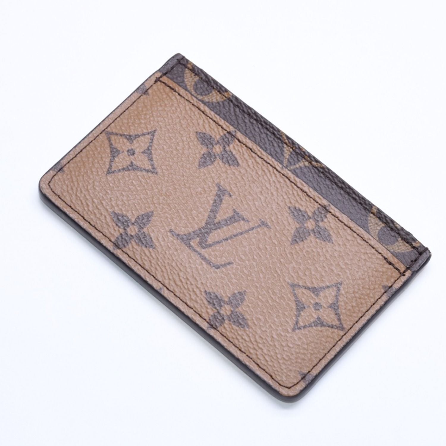 Louis Vuitton Card Case Porte Cartes Simple Monogram Brown — view 4