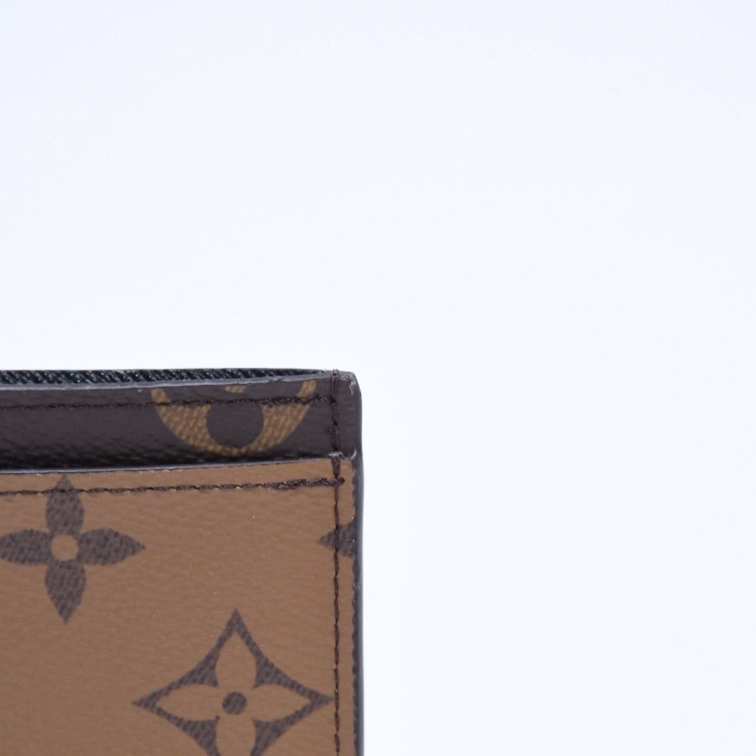 Louis Vuitton Card Case Porte Cartes Simple Monogram Brown — view 6