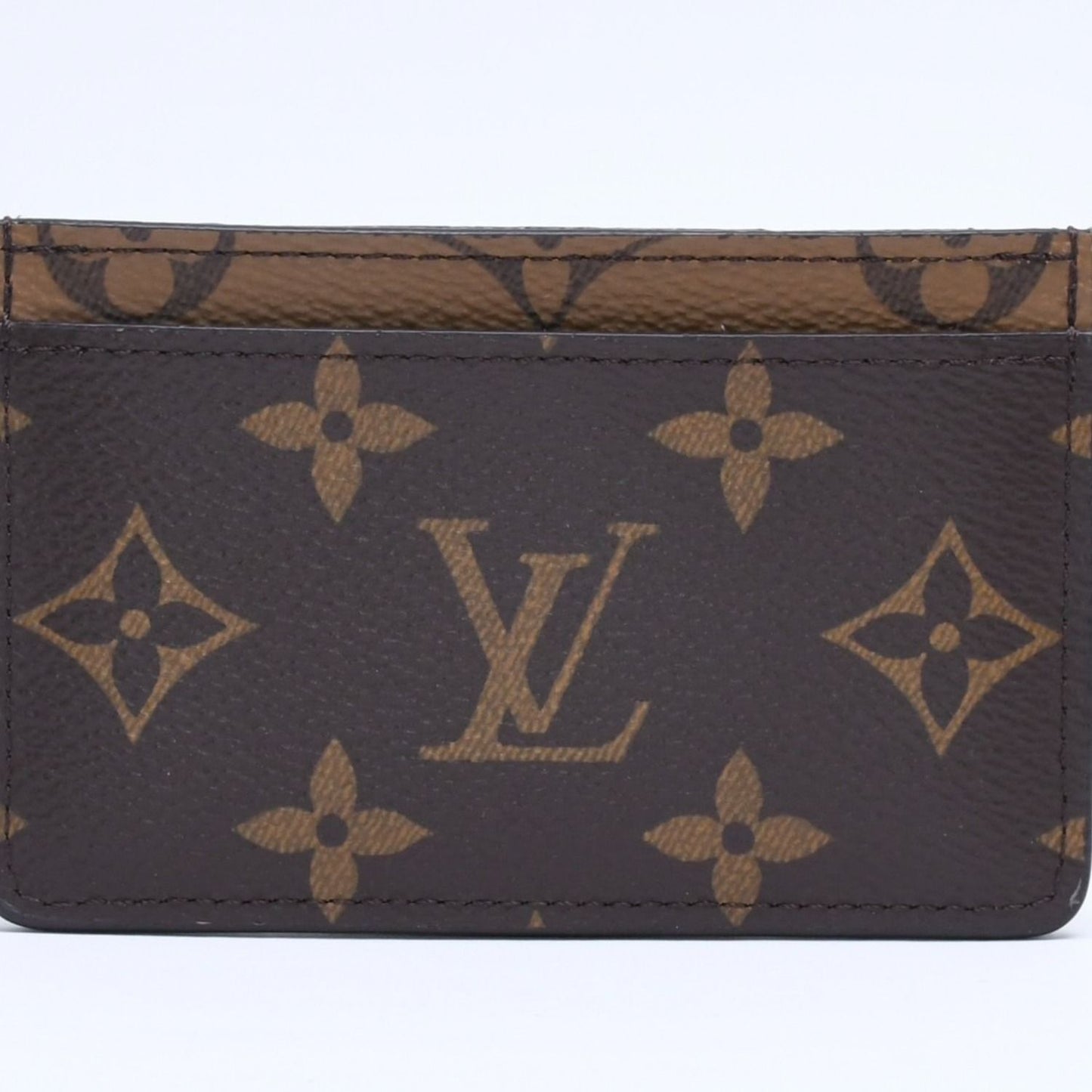 Louis Vuitton Card Case Porte Cartes Simple Monogram Brown — view 3