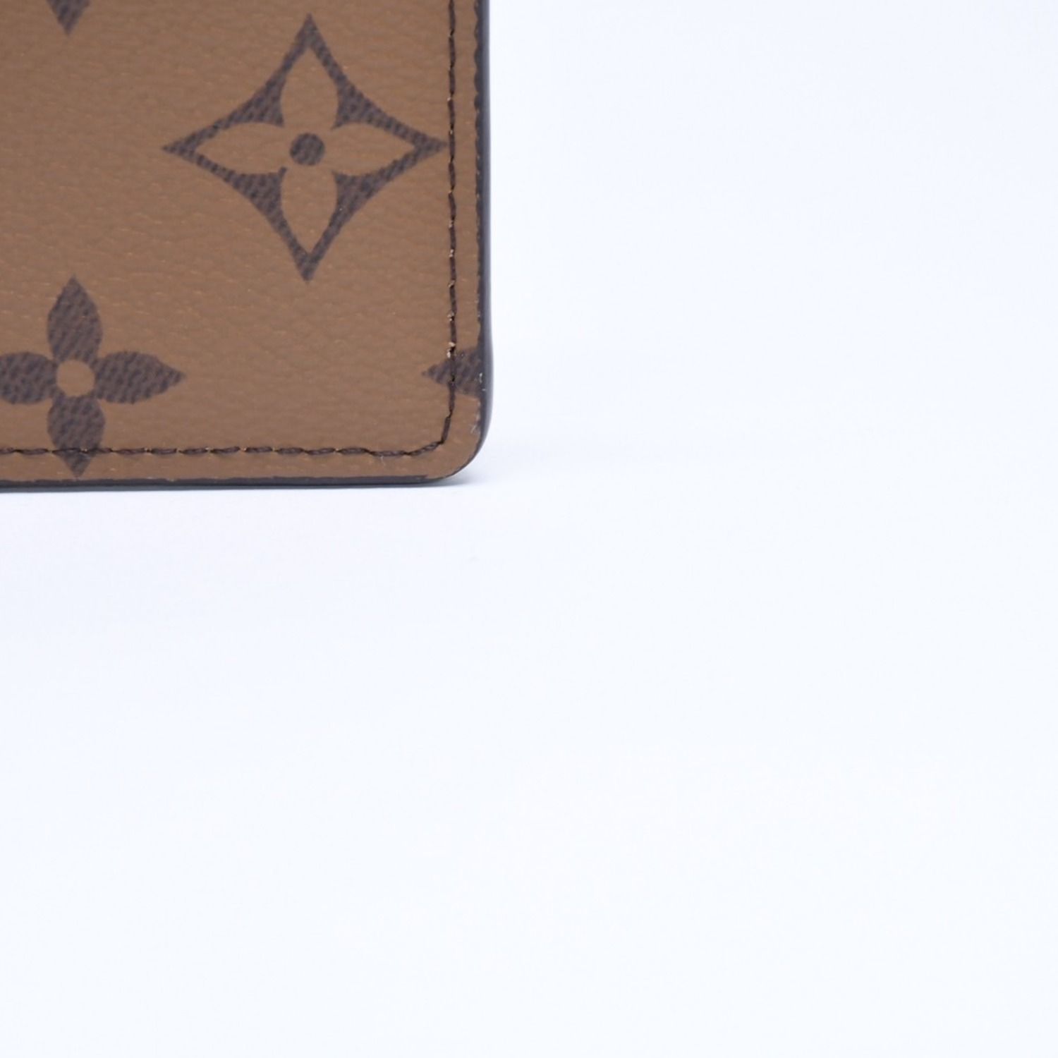 Louis Vuitton Card Case Porte Cartes Simple Monogram Brown — view 7
