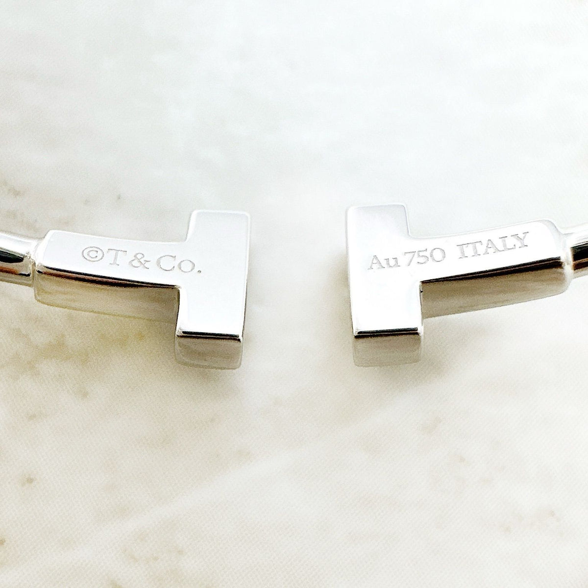Tiffany & Co T-wire White Gold Bracelet 16 — view 7
