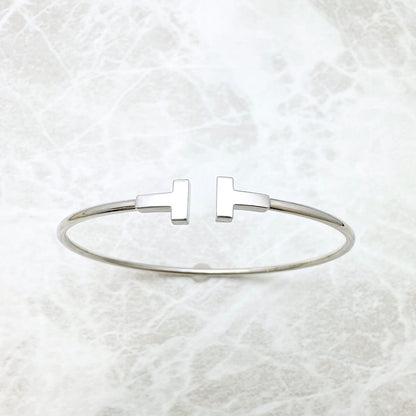Tiffany & Co T-wire White Gold Bracelet 16 — view 5